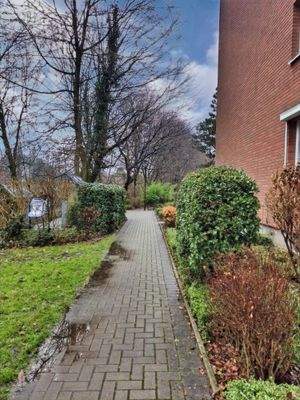 Zugang zum Haus Rückseite