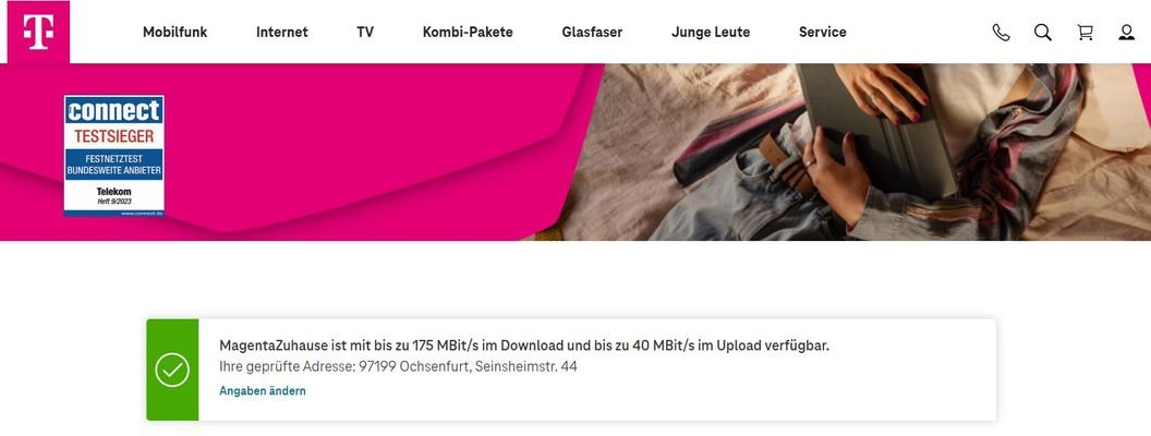 Internetanschluss Telekom