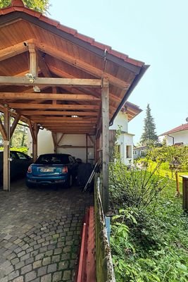 Einfahrt Carport 