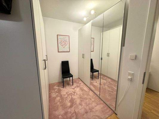 Nutzungsmöglichkeit Nische im Schlafzimmer