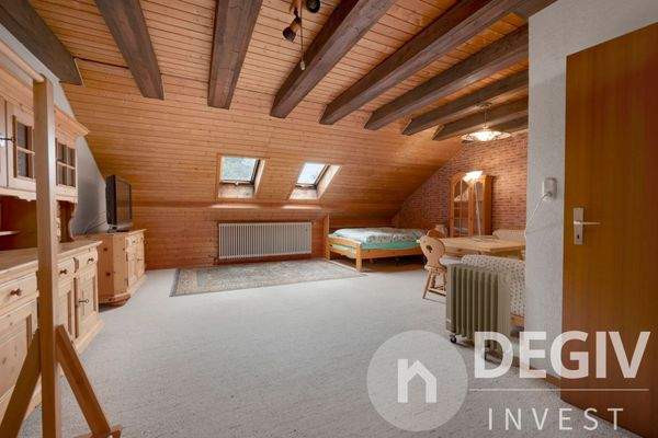 Ausgebautes Dachgesc