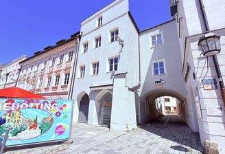 Blick zum Anwesen