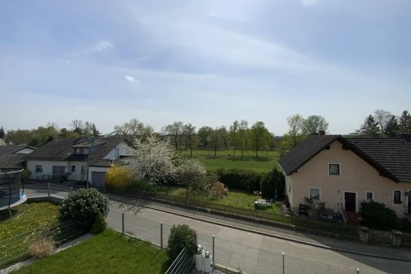 Ausblick vom Balkon