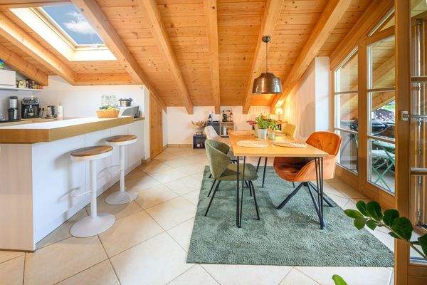 Alpiner Flair | Holzsichtdachstuhl