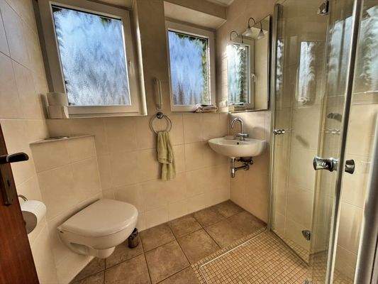 Duschbad im Erdgeschoss