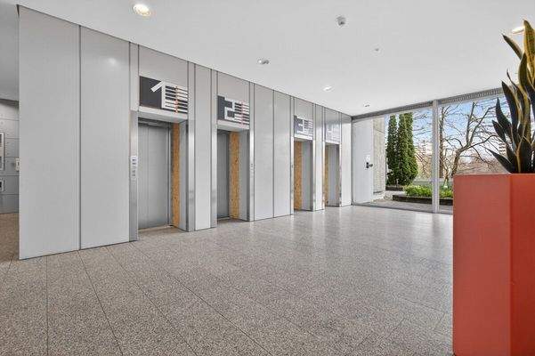 Eingangsbereich zu den Aufzügen