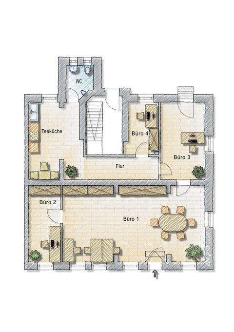 Nürnberg Ladenlokale, Ladenflächen 