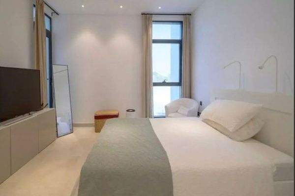 Schlafzimmer mit Ausblick 