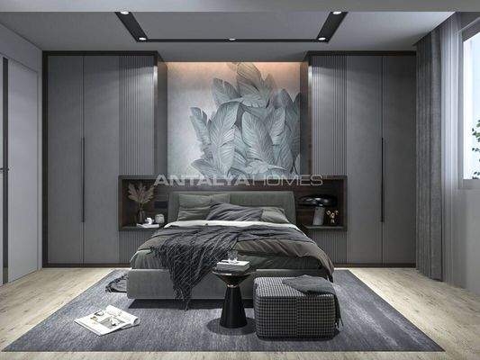 Flats with Parking Lot and Smart Home System in Antalya