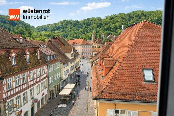 Ausblick vom DG auf die malerische Altstadt