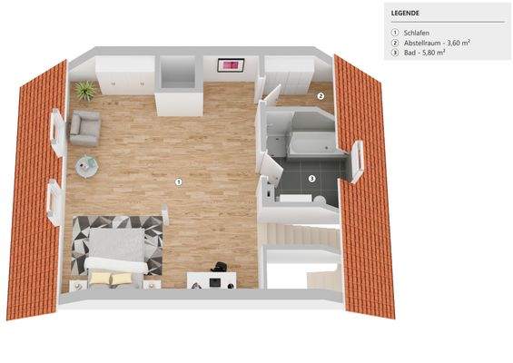 Grundriss 2. Obergeschoss