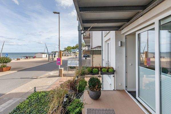 Balkon mit Ostseeblick