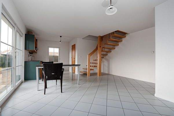 Das großzügige Wohn-