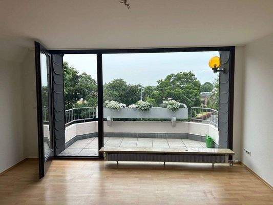 Balkonasublick vom Wohnzimmer