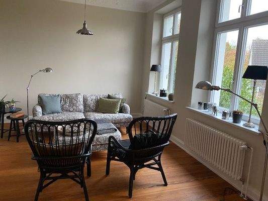 Wohnzimmer mit Blick zu den Seen