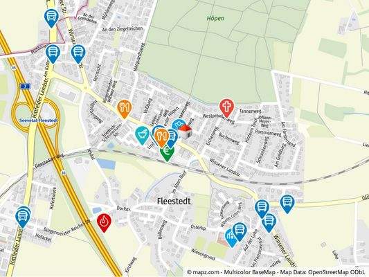 Geolyzer Kartenausschnitt