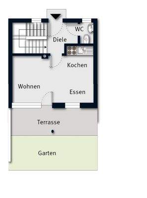 Grundriss  EG ohne Maßstab