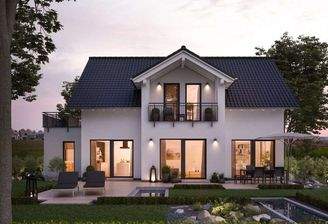 Hausansicht Garten Beispiel