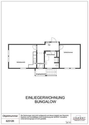 Grundriss Einliegerwohnung Bungalow