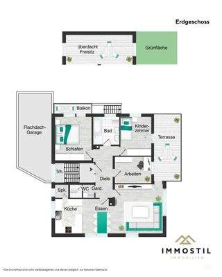 Erdgeschoss Grundriss