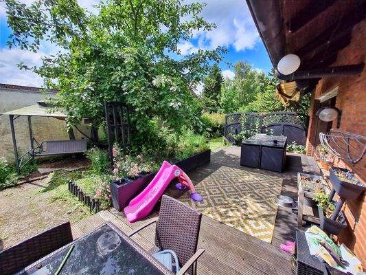 Terrasse in südlicher Ausrichtung