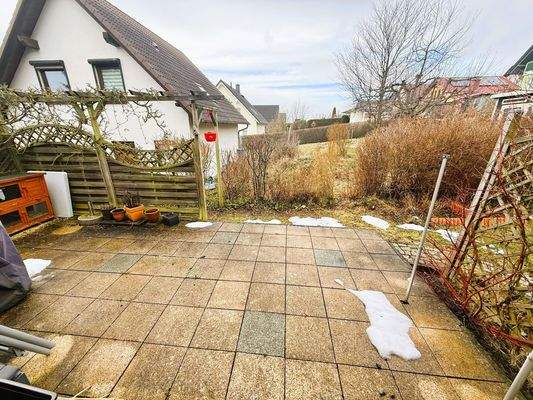 Winterlicher Gartenblick