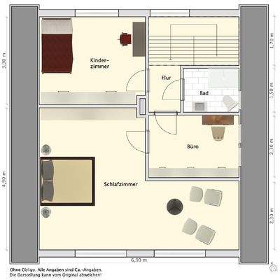 Grundriss Dachgeschoss