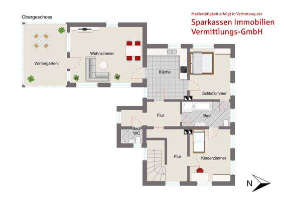 Grundriss Obergeschoss