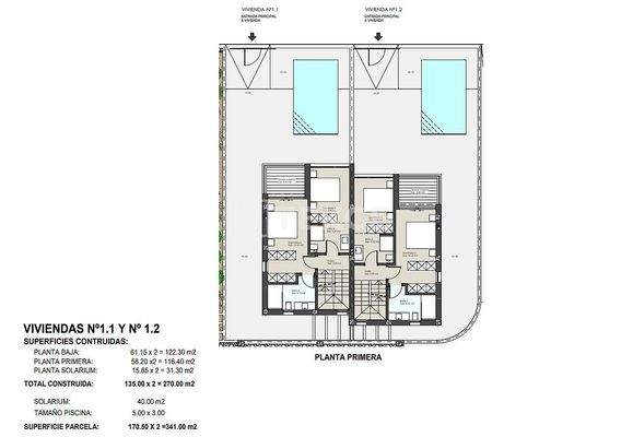 Luxury Townhouses near Las Higuericas Beach in Pilar de la Horadada