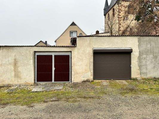 Garage 2 und Hofzugang