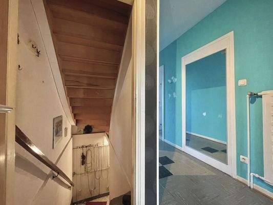 Diele im EG mit Treppenabgang zum Keller