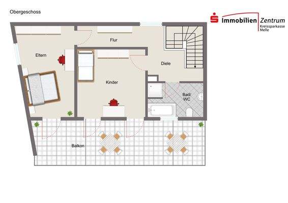 Grundriss Obergeschoss