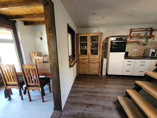 Küche mit Wintergarten