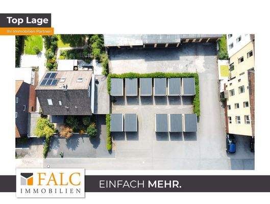 Vorschlag Bebauung mit Garagenhof - (KI generiert)