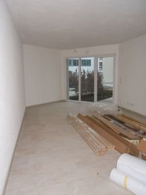 Wohnzimmer im Bau