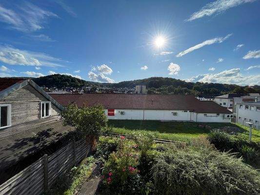 Ausblick von den Balkonen/Garten