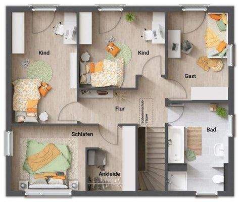 Obergeschoss zusätzl. Zimmer