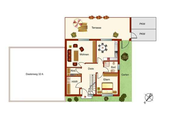 Grundriss Erdgeschoss