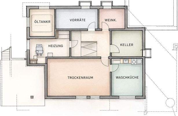 Grundriss Untergeschoss