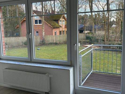 Ausblick in den Garten