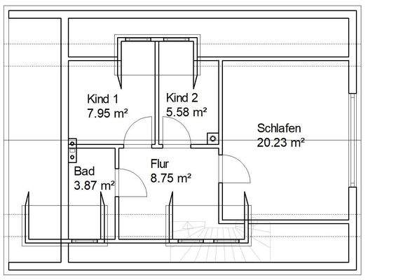Grundriss Dachgeschoß