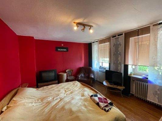 Schlafzimmer im OG des Altbaues