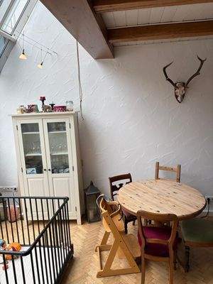 Essplatz im Wohnzimmer