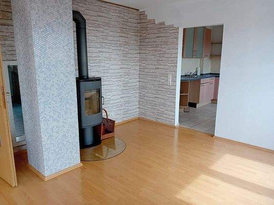 EG-Blick von Wohn-Esszimmer-Küche