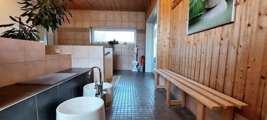 Sanitärbereich Sauna