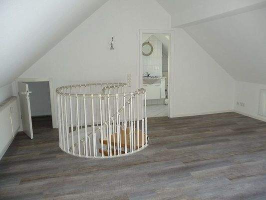 offenes Studio im DG Ansicht 2 Wohnung 3. OG