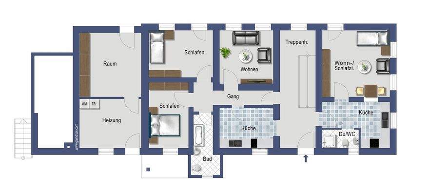 Grundriss Erdgeschoss