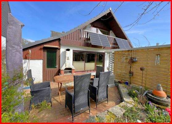 Ansicht mit Südterrasse