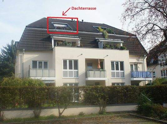 Lage der Dachterrasse