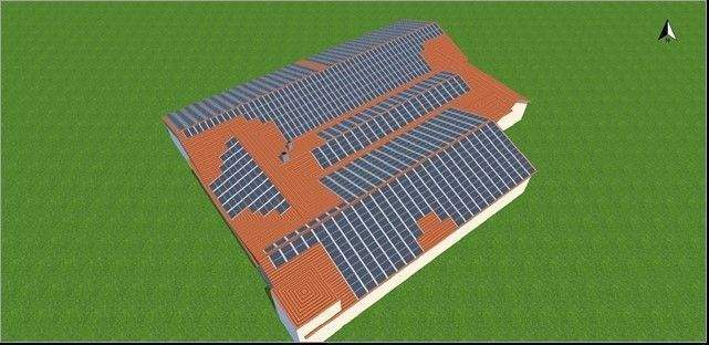 Belegungsplan Photovoltaikanlage
